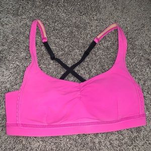 LULULEMON PINK SPORTS BRA